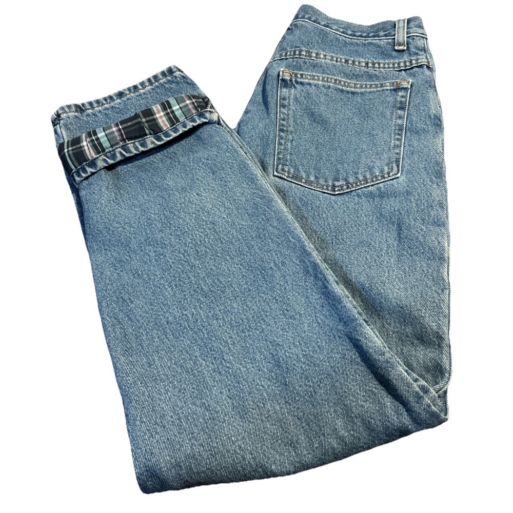 L.L. Bean Women's Size 10 MT Original Fit/ Relaxed Lined Jeans High Rise